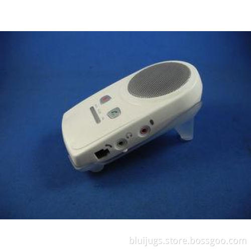 Handfree USB Voip Skype Phone with Handset present, In use,